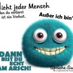 Frecher Spruch als Spruchbild