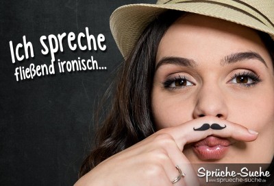 Frau mit Hut und roten Lippen als lustiges Spruchbild