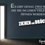 Lustiger Spruch als Lebenseisheit