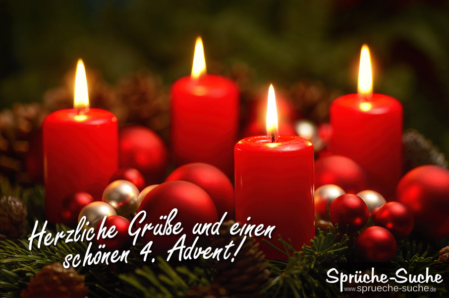 46++ Bilder zum 4 advent , 4. Advent Karte mit Spruch SprücheSuche