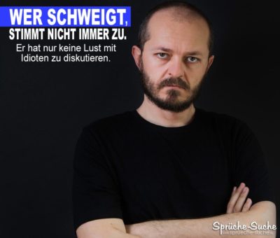 Schweigen - Sprüche und Bilder