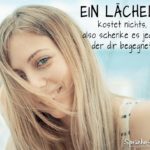 Lächeln - Schöne Sprüche und Lebensweisheiten