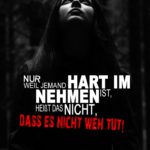 Hart im Nehmen - Spruch zum Nachdenken