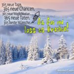 365 neue Tage - Schöner Spruch für Silvester