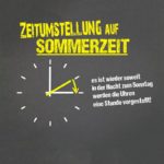 Zeitumstellung auf Sommerzeit