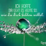 Grußkarte mit Spruch